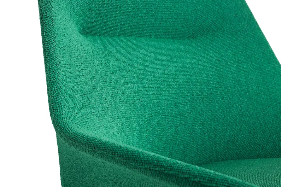 HAY Armchairs & Footstools|Chairs*O2 Lounge Chair armchair, Soft -black lacquered steel Green