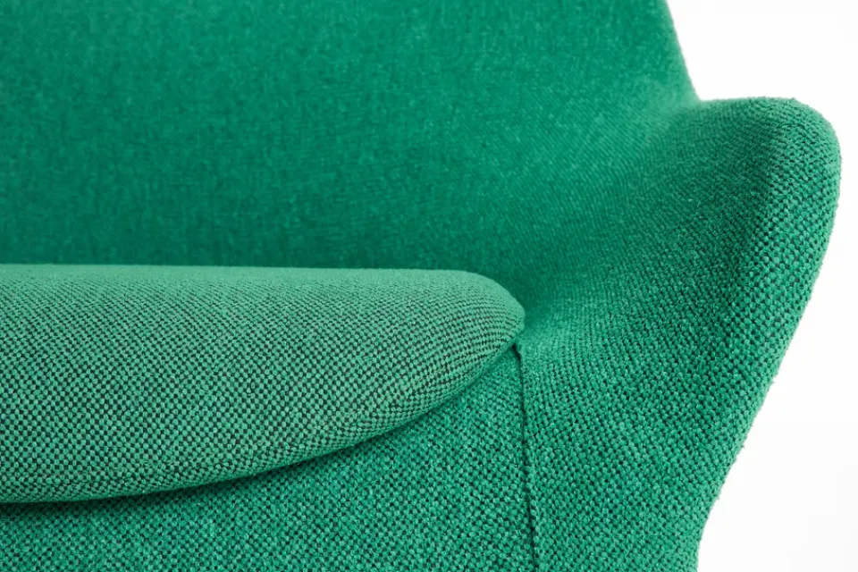 HAY Armchairs & Footstools|Chairs*O2 Lounge Chair armchair, Soft -black lacquered steel Green