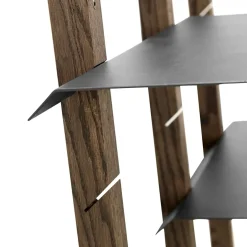 MUUBS Shelves & Shelving Systems*Oaks mounting beam M, Smoked oak Brown