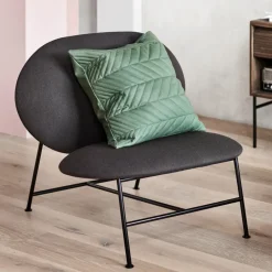 Northern Armchairs & Footstools*Oblong lounge chair, Grey
