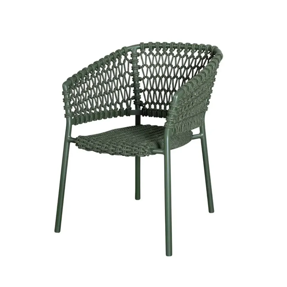 Cane-line Seating*Ocean armchair soft rope, Dark Green