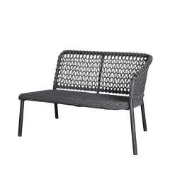 Cane-line Garden Sofas & Garden Benches|Outdoor Lounge Furniture*Ocean modular sofa, Dark , left Grey