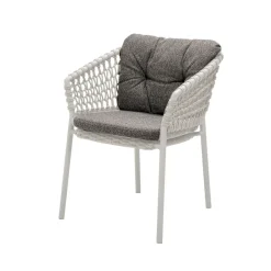 Cane-line Seat Cushions & Pads*Ocean/Basket/Moments cushion set chair, Wove dark Grey