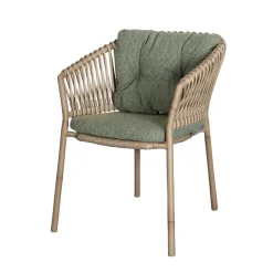 Cane-line Seat Cushions & Pads*Ocean/Basket/Moments cushion set chair, Wove dark Green
