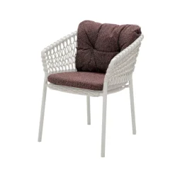 Cane-line Seat Cushions & Pads*Ocean/Basket/Moments cushion set chair, Wove dark bordeaux Purple