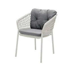 Cane-line Seat Cushions & Pads*Ocean/Basket/Moments cushion set chair, Natté Grey