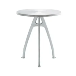 Byarums bruk Table For Outdoor Use*Odd coffee table, Aluminum, raw aluminum stand, loop Silver-coloured