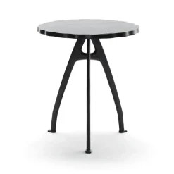 Byarums bruk Balcony Furniture|Table For Outdoor Use*Odd coffee table, , lacquered stand, wavy edge Black