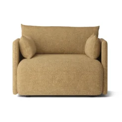 Audo Copenhagen Armchairs & Footstools*Offset arm chair, Audo Bouclé 06 Gold Gold-colouredBrown