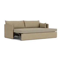 Audo Copenhagen Sofas*Offset sofa bed 3 seater, Audo Bouclé 02 Beige