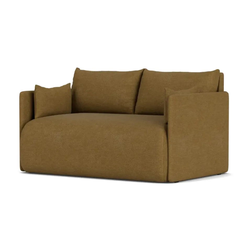 Audo Copenhagen Sofas*Offset sofa bed 2 seater, Audo bouclé 06 Gold-coloured