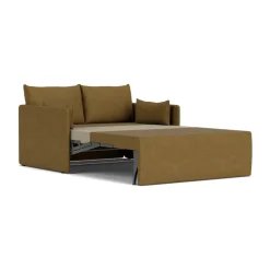 Audo Copenhagen Sofas*Offset sofa bed 2 seater, Audo bouclé 06 Gold-coloured