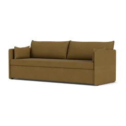 Audo Copenhagen Sofas*Offset sofa bed 3 seater, Audo Bouclé 06 Gold-coloured