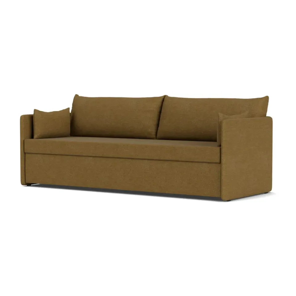 Audo Copenhagen Sofas*Offset sofa bed 3 seater, Audo Bouclé 06 Gold-coloured