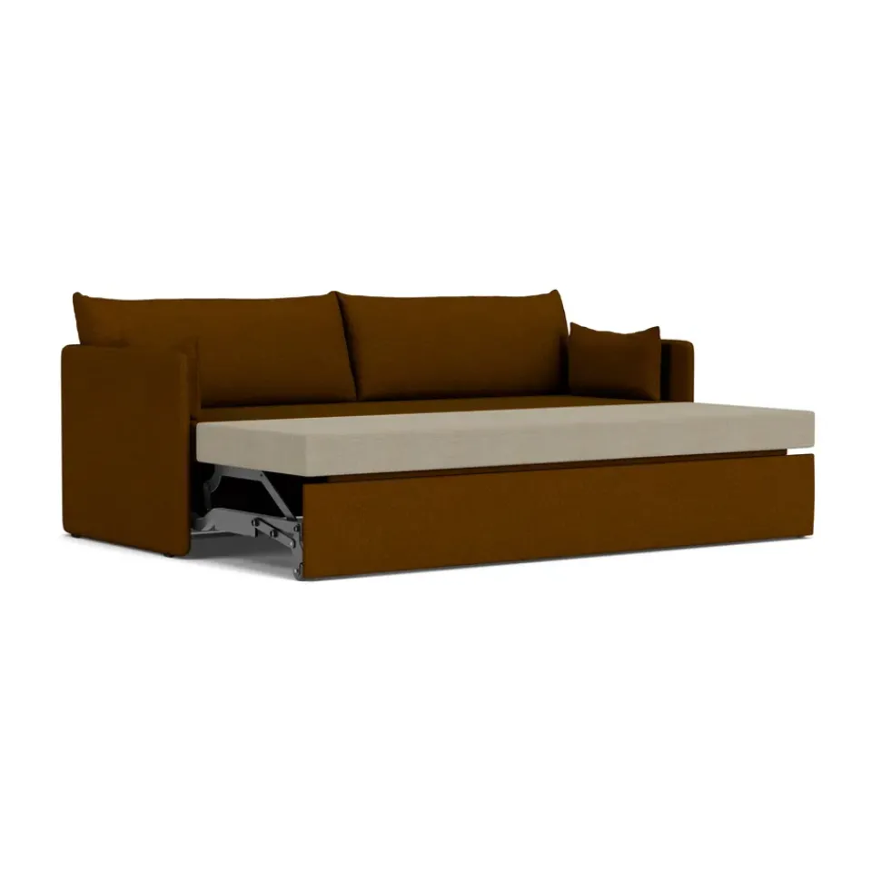 Audo Copenhagen Sofas*Offset sofa bed 3 seater, Baru 0450 Gold Gold-coloured