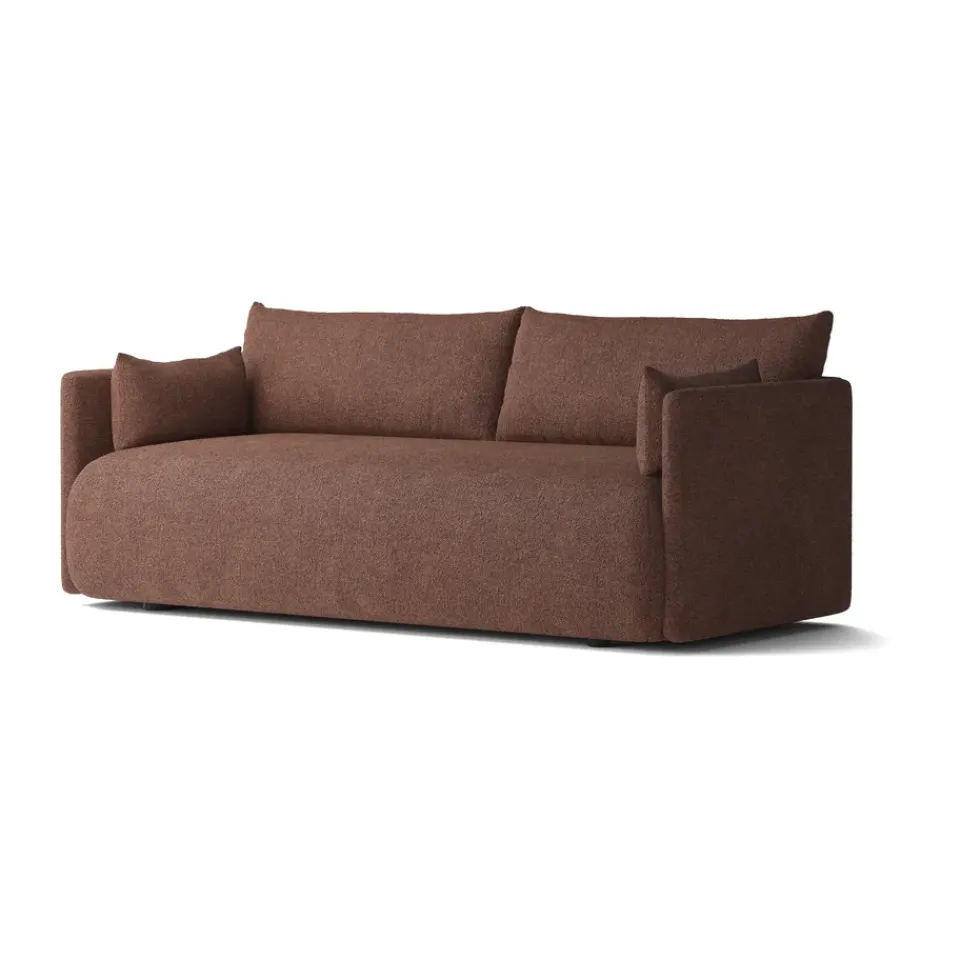 Audo Copenhagen Sofas*Offset sofa 2-seats, Audo Bouclé 08 Bordeaux Red