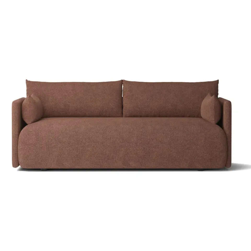 Audo Copenhagen Sofas*Offset sofa 2-seats, Audo Bouclé 08 Bordeaux Red