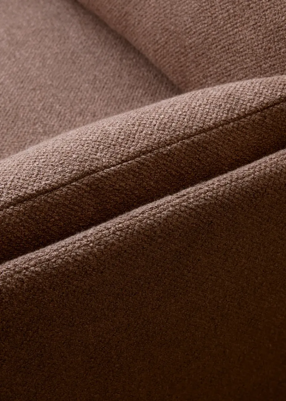 Audo Copenhagen Sofas*Offset sofa 2-seats, Audo Bouclé 08 Bordeaux Red