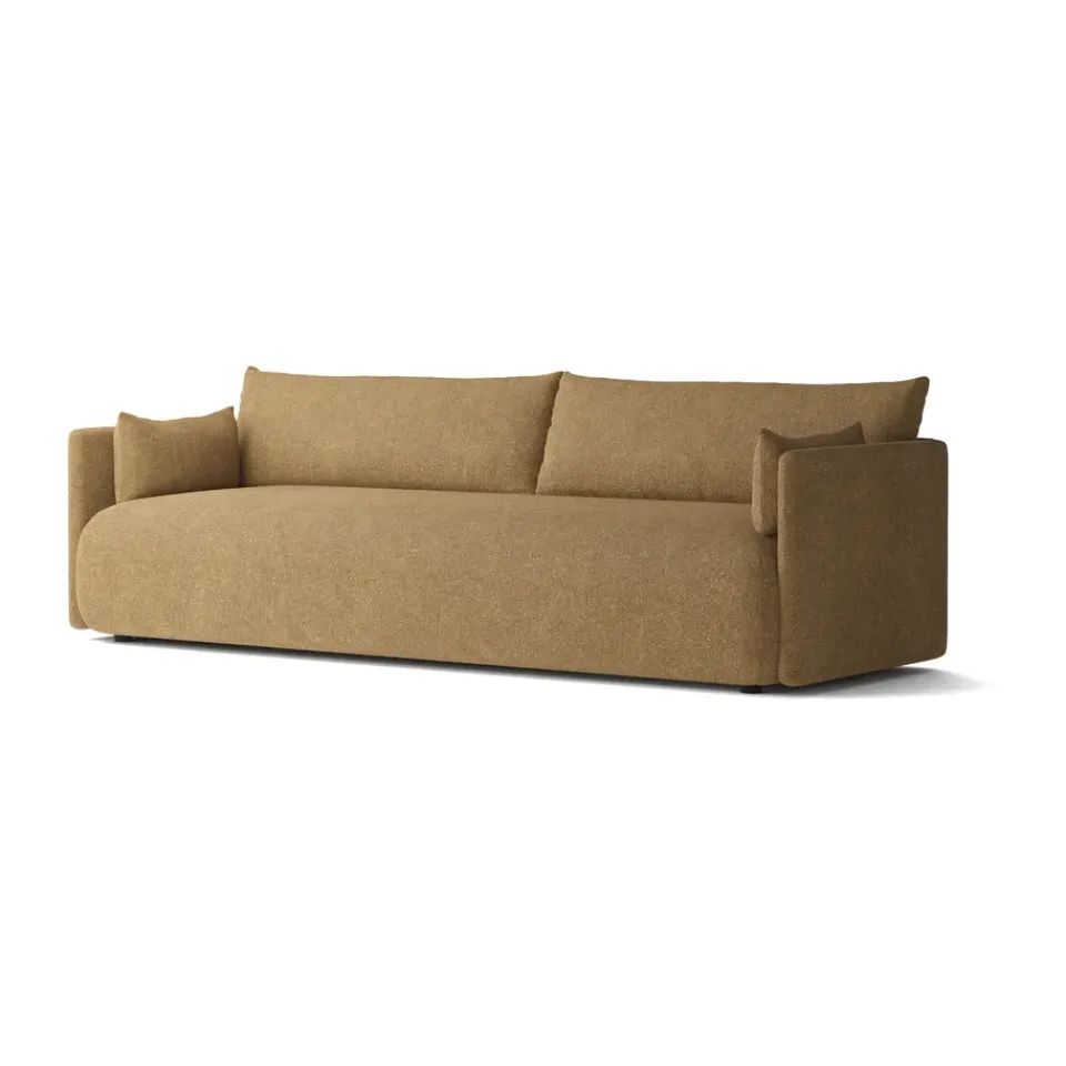 Audo Copenhagen Sofas*Offset sofa 3-seats, Audo Bouclé 06 Gold Gold-colouredBrown