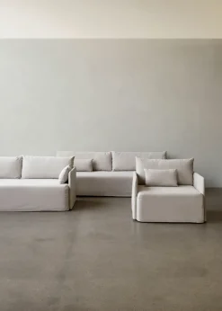 Audo Copenhagen Sofas*Offset sofa 2-seats, Logan Flint Beige