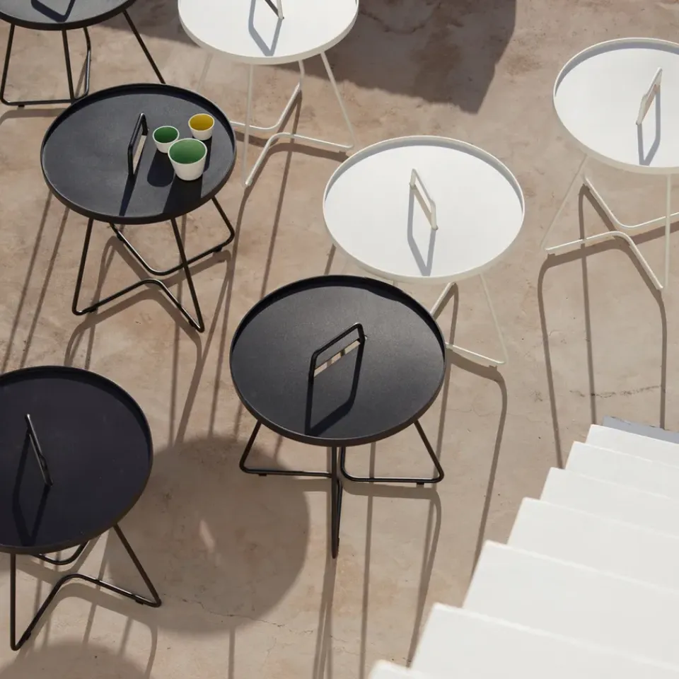 Cane-line Table For Outdoor Use*On the move table Ø44 cm, Black