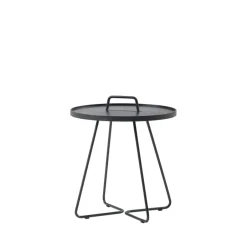 Cane-line Table For Outdoor Use*On the move table Ø37 cm, Black