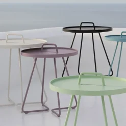 Cane-line Table For Outdoor Use*On the move table Ø52 cm, Black