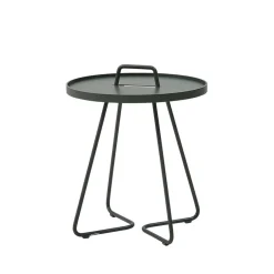 Cane-line Table For Outdoor Use*On the move table Ø44 cm, Dark Green