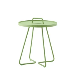 Cane-line Table For Outdoor Use*On the move table Ø44 cm, Olive Green