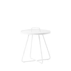 Cane-line Table For Outdoor Use*On the move table Ø37 cm, White