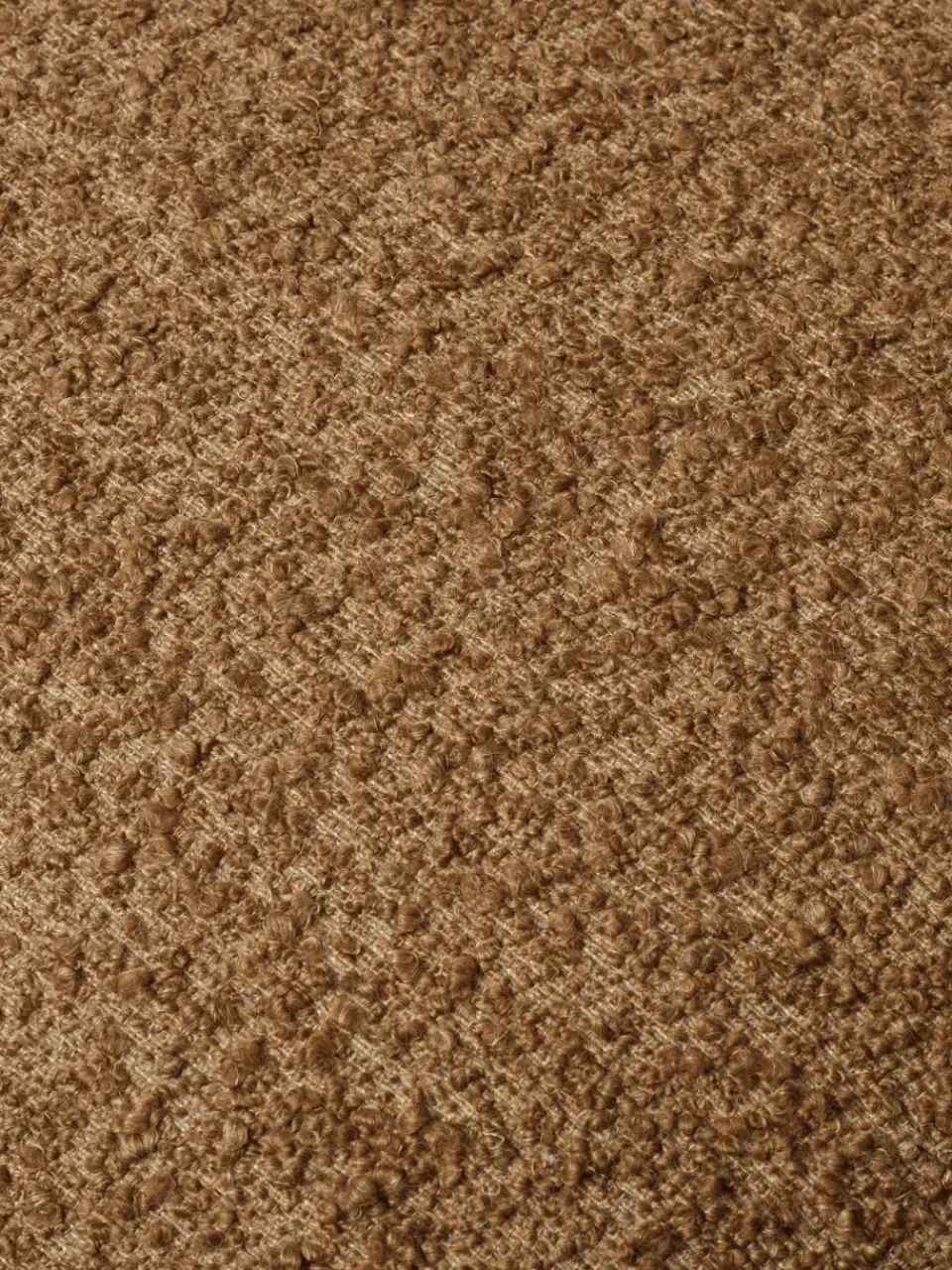 Ferm Living Armchairs & Footstools|Chairs*Orbo Lounge chair, Raw bouclé - Tan Brown