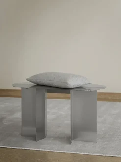 Blomus Benches*ORU bench 80x45 cm, Matte stainless steel Silver-coloured