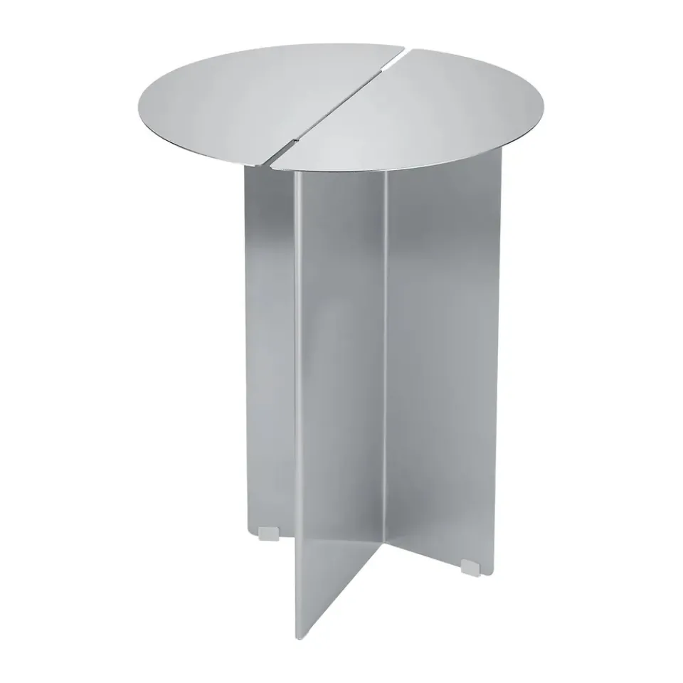Blomus Side Tables*ORU side table S Ø35 cm, Matte stainless steel Silver-coloured