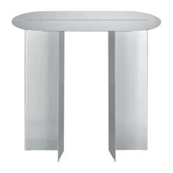 Blomus Side Tables*ORU side table 80x35x75 cm, Matte stainless steel Silver-coloured