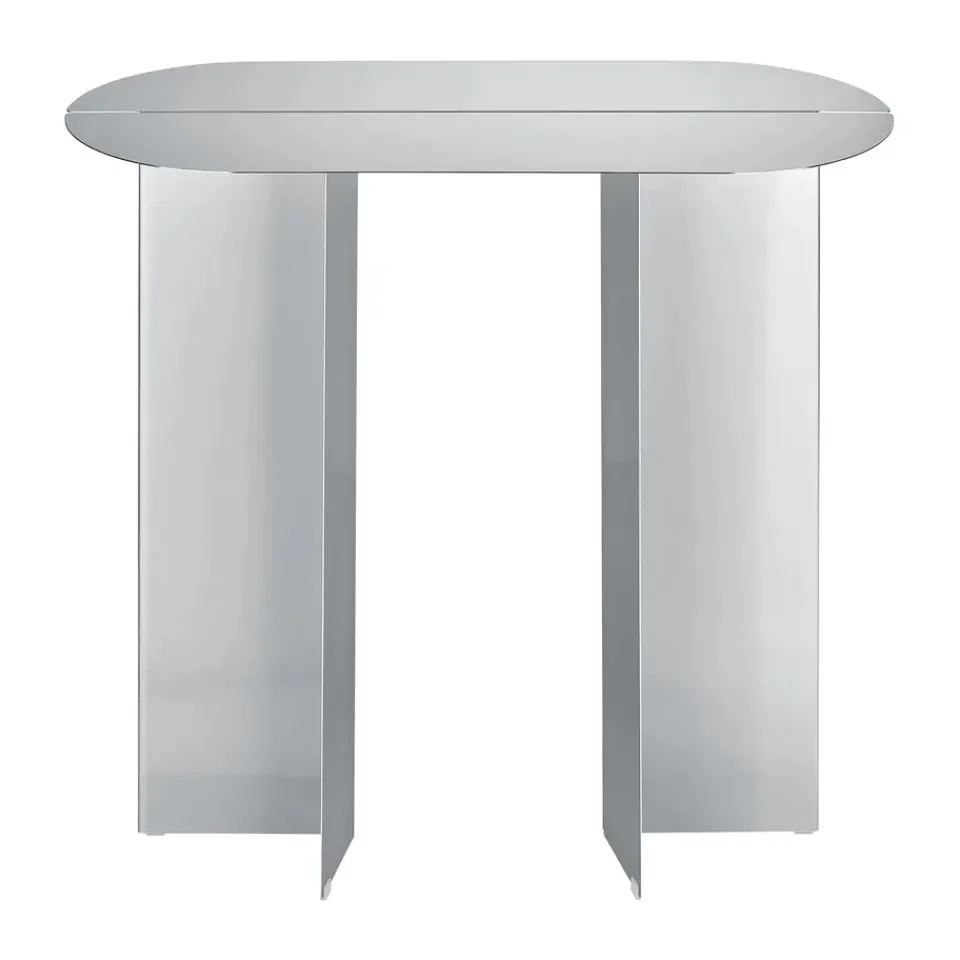 Blomus Side Tables*ORU side table 80x35x75 cm, Matte stainless steel Silver-coloured