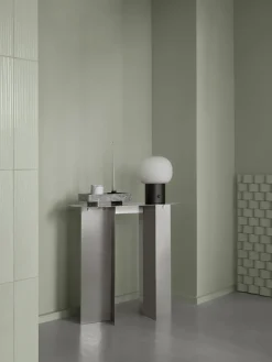 Blomus Side Tables*ORU side table 80x35x75 cm, Matte stainless steel Silver-coloured