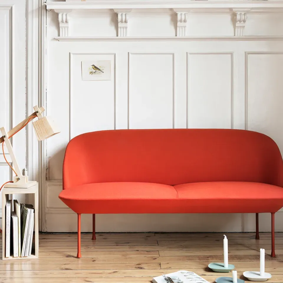 Muuto Sofas*Oslo sofa 2-seat, Hallingdal 407- Yellow