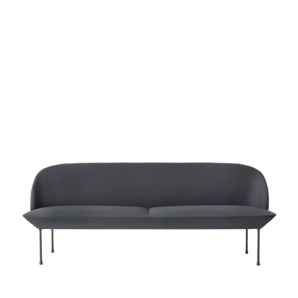 Muuto Sofas*Oslo sofa 3-seat, Steelcut 180-Dark Grey