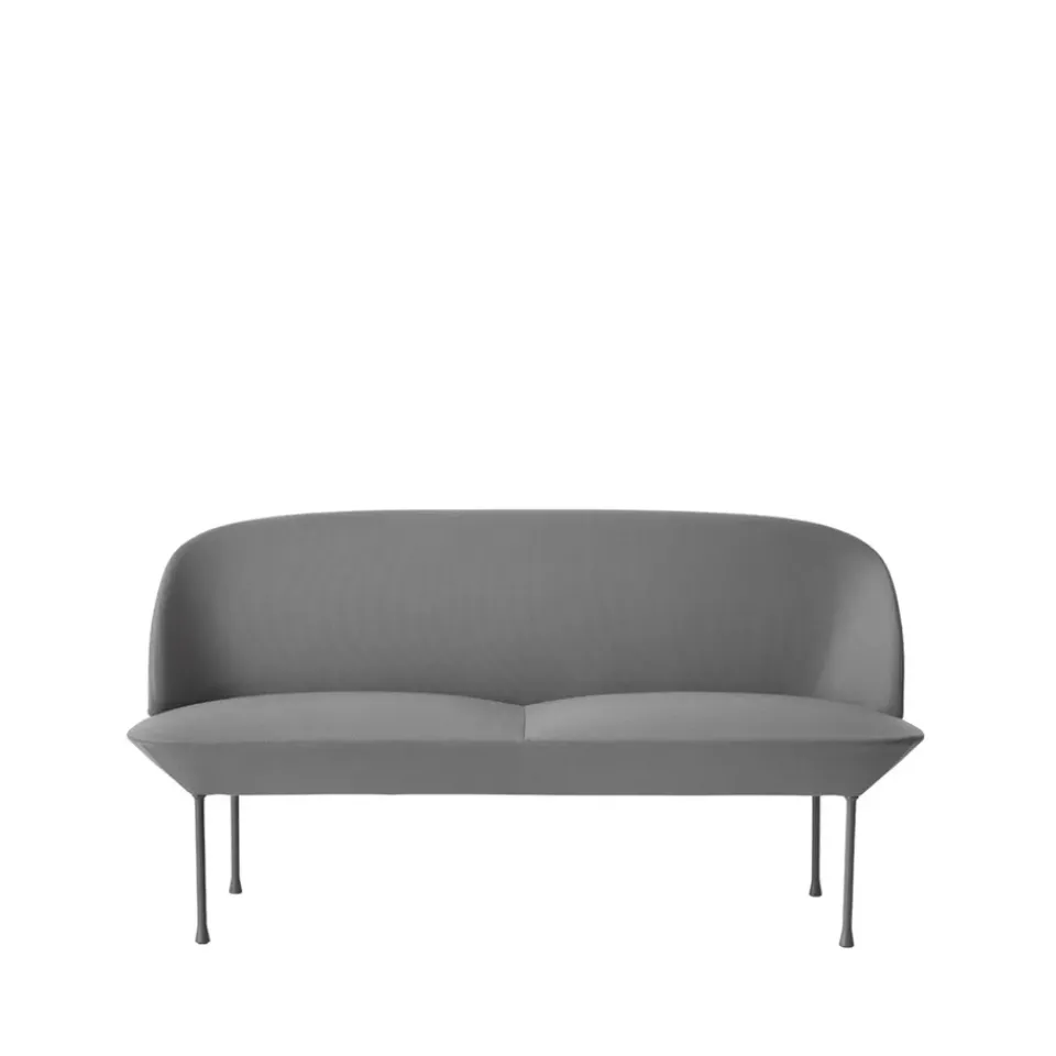 Muuto Sofas*Oslo sofa 2-seat, Steelcut 160-Light Grey