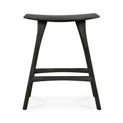 Ethnicraft Stools*Osso Counter high stool 67 cm, Oak Black
