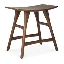 Ethnicraft Stools*Osso stool 48x50 cm, Lacquered teak Brown