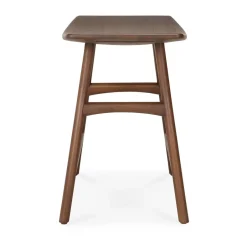 Ethnicraft Stools*Osso stool 48x50 cm, Lacquered teak Brown
