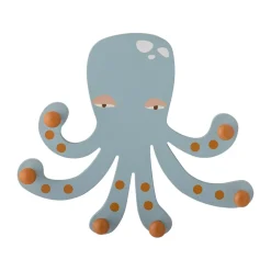 Bloomingville Clothes Racks, Coat Stands & Hangers*Oswall coat hanger Octopus, 6 hooks BlueBrown