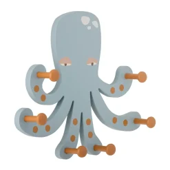 Bloomingville Clothes Racks, Coat Stands & Hangers*Oswall coat hanger Octopus, 6 hooks BlueBrown