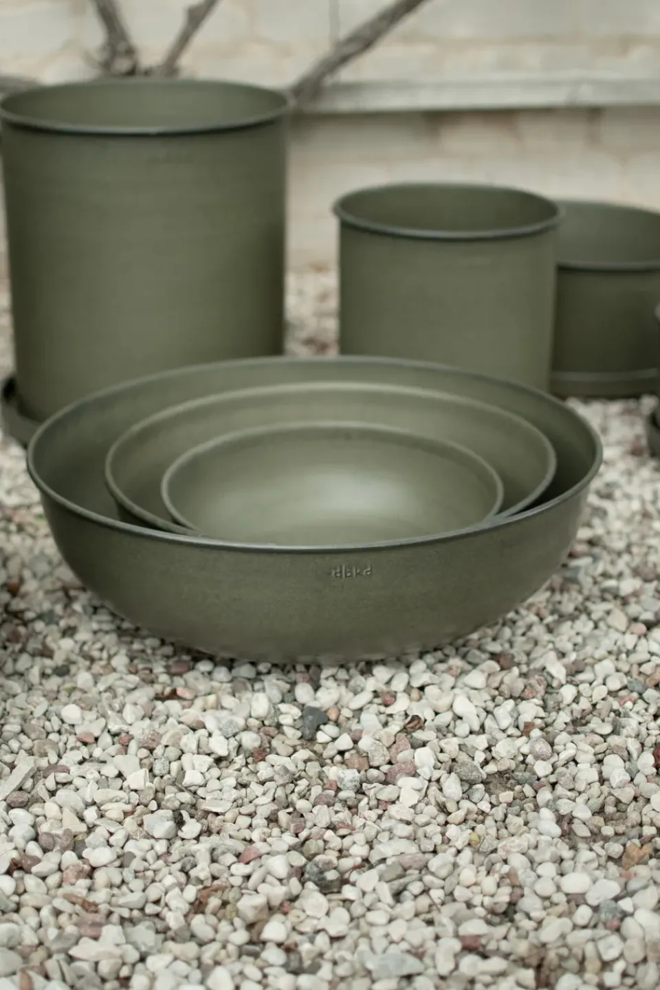 DBKD Garden Details & Accessories*Out bowl 3 pieces, Green