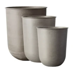 DBKD Garden Details & Accessories*Out flower pot 3 pieces, Beige