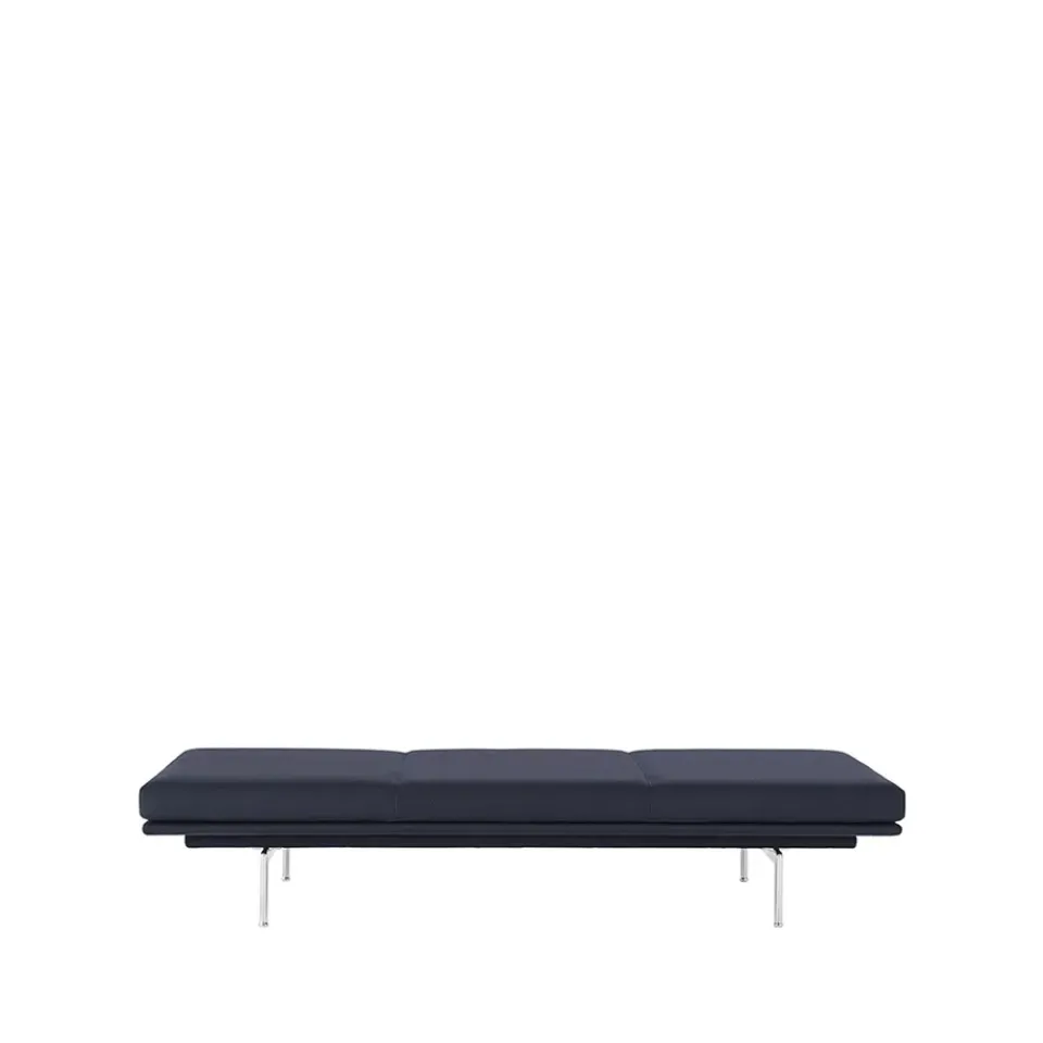 Muuto Sofas|Day Beds & Chaises*Outline daybed, Vidar 554-Aluminium Blue