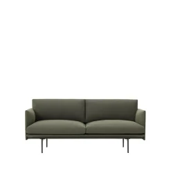 Muuto Sofas*Outline sofa 2-seat, Fiord 961- Green