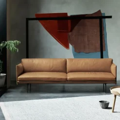 Muuto Sofas*Outline sofa 2-seat, Fiord 961- Green