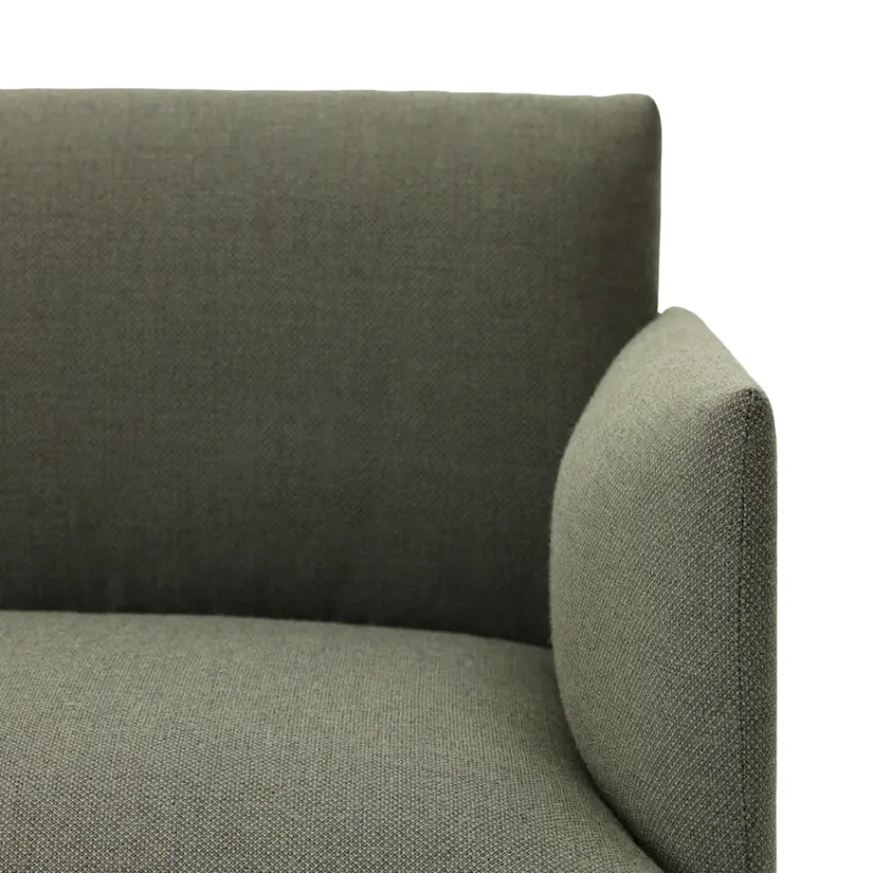 Muuto Sofas*Outline sofa 2-seat, Refine leather - Black